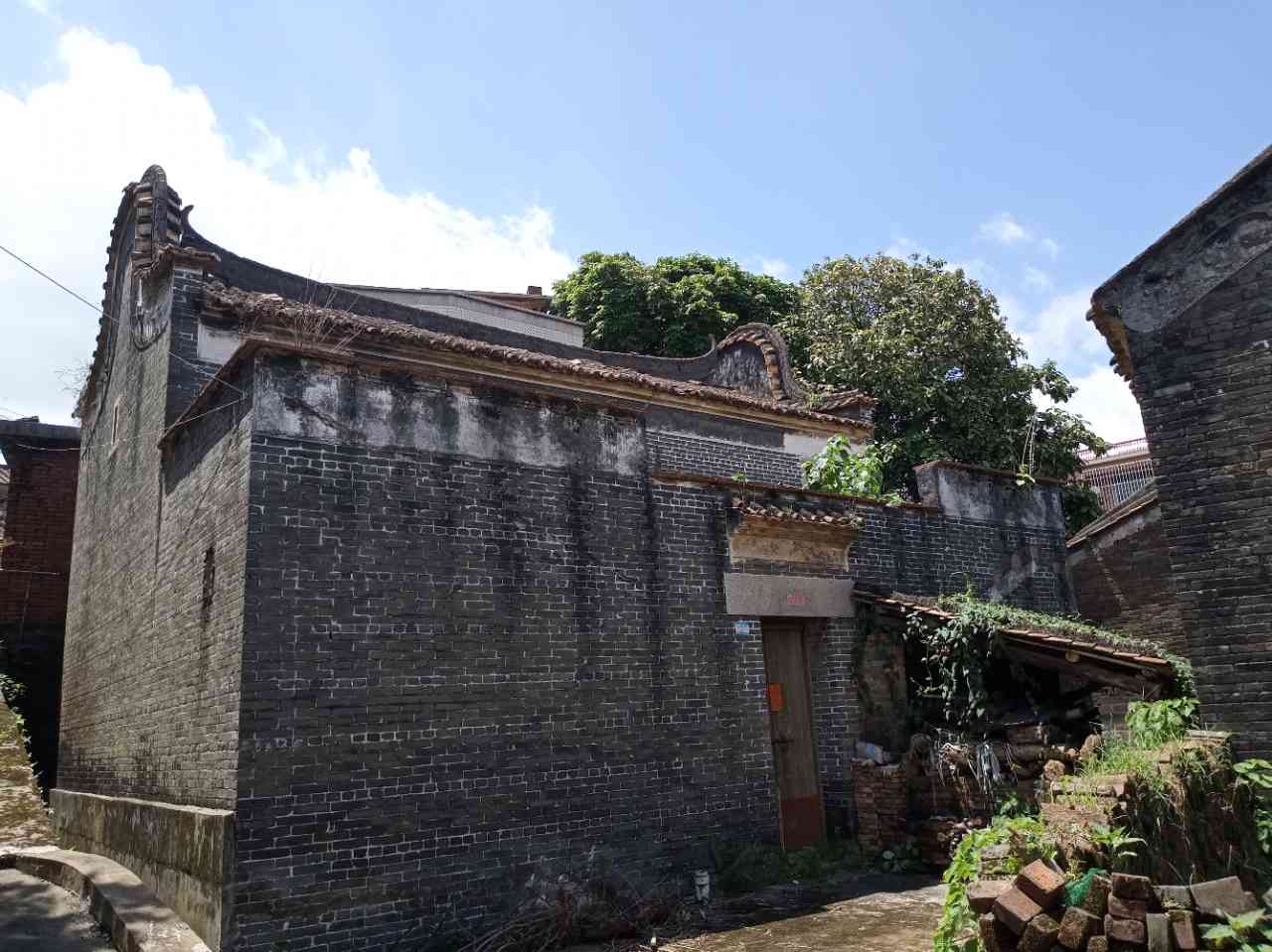 三水白坭岗头村梁士诒故居游记