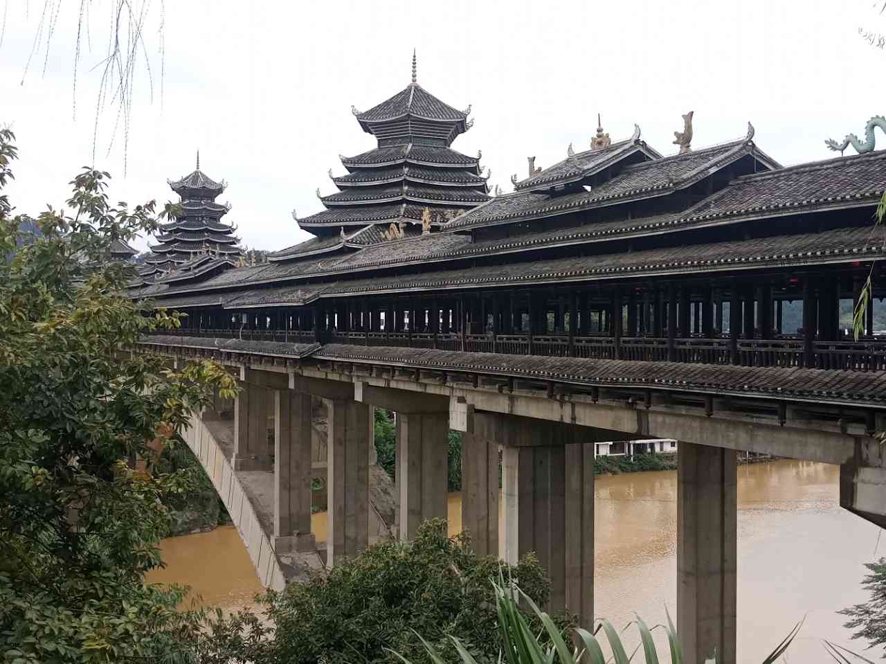 广西著名的风雨桥图片
